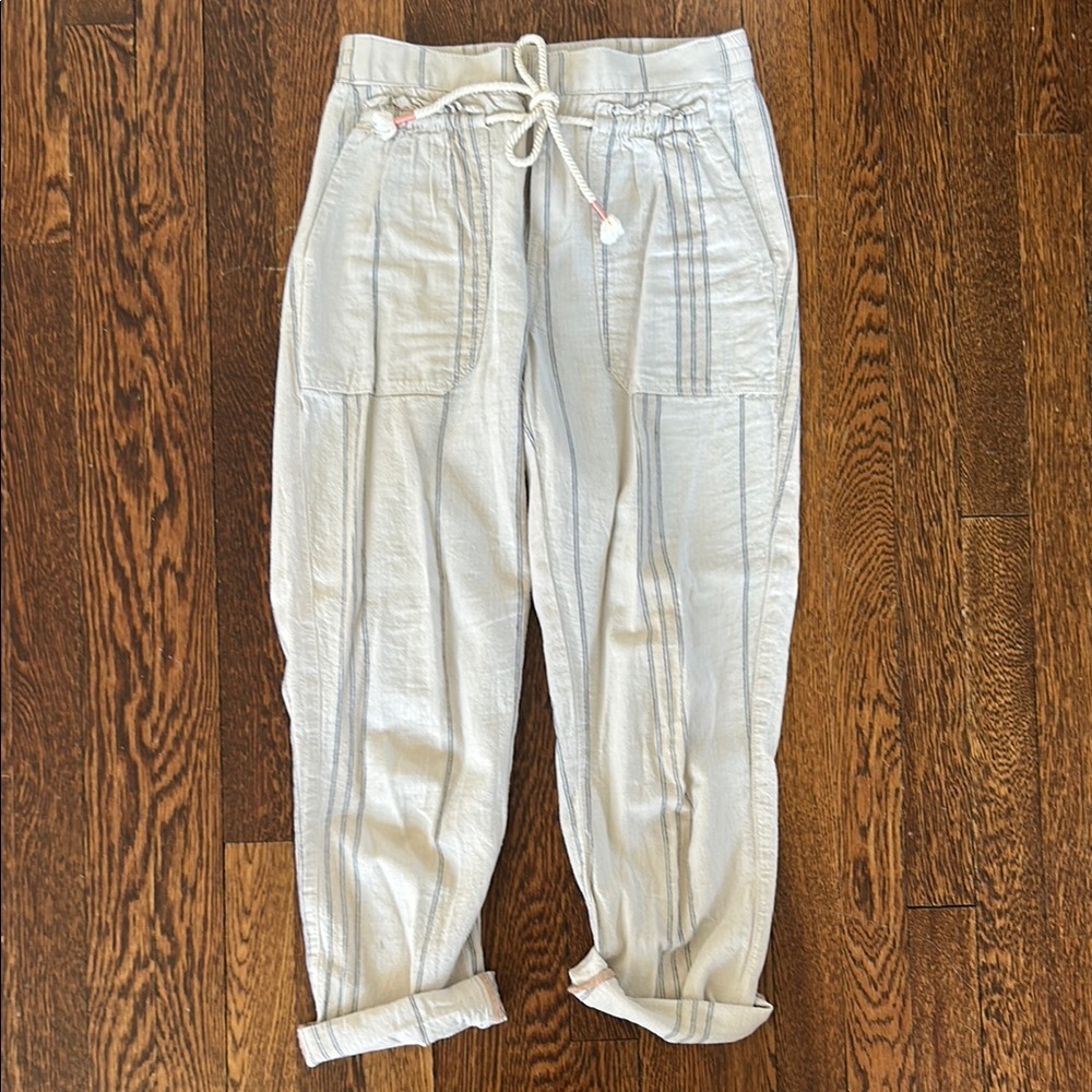 Women’s stripe linen pants